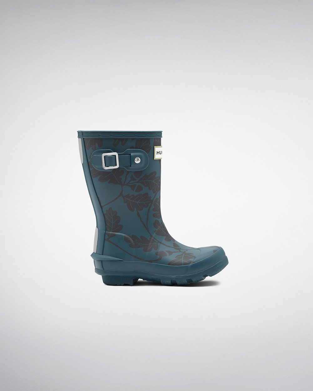 Bottes de Pluie Hunter Original Grands National Trust Print Enfant Bleu OHCLQUB-09